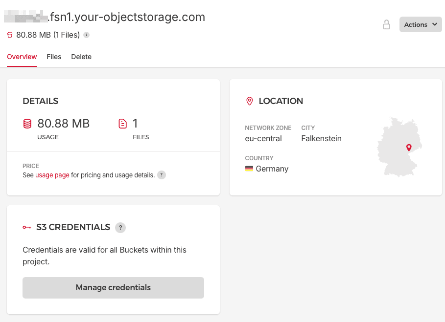 How to Add Hetzner S3 Object Storage to Laravel 12 App